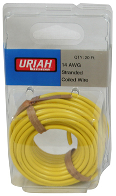 20" YEL 14AWG Prim Wire