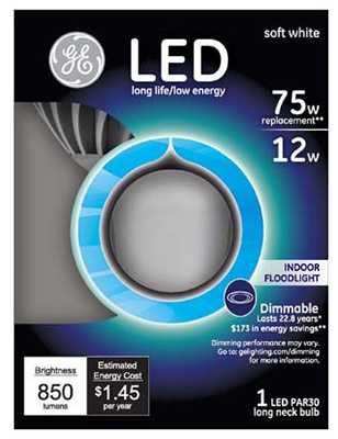 GE 12W PAR30 LN LED Bulb