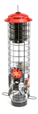 18" Ladybug Bird Feeder