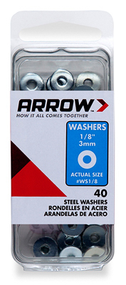 40CT 1/8" STL Washers
