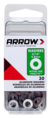 30CT 3/16" ALU Washers
