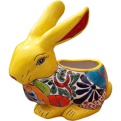 10.5" Rabbit Planter