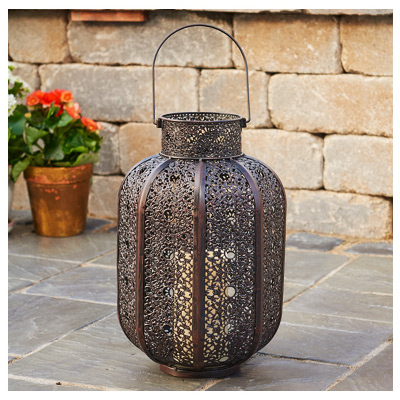 14.5" BRN Cadiz Lantern