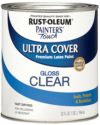 QT Clear Gloss Latex Paint