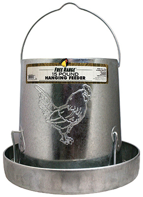POULTRY FEEDER 15# HANGING GALV