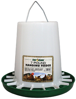 POULTRY FEEDER 7# HANGING PLASTC
