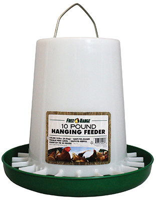 POULTRY FEEDER 10# HANG PLASTIC