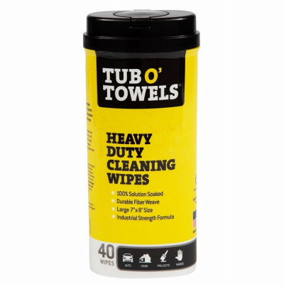 40CT Tub O' Towels Clean Wipes