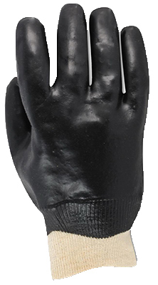 LG BLK PVC Coat Glove