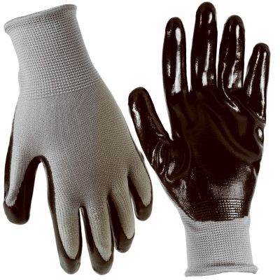 MED BLK/GRY Grip Glove