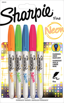 Sharpie 5CT Neon Marker