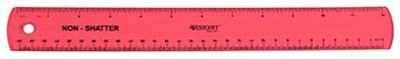 12" Shatter Proof Ruler