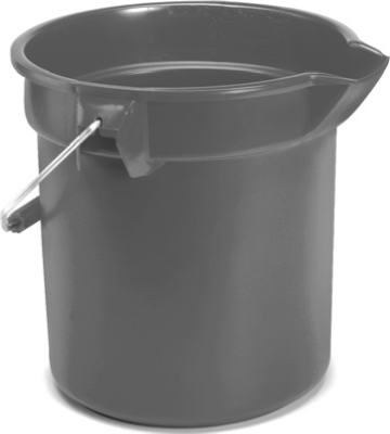 10QT GRY RND Bucket