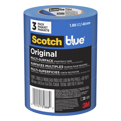 3PK 2x60YD Blue Painters Tape