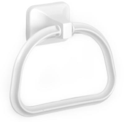 D316W   Towel Ring MTL/WHT