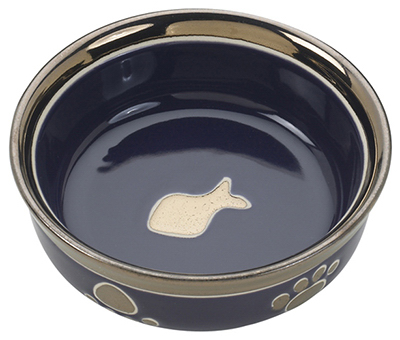 5" BLK/COP Cat Dish