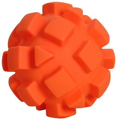 5.5" ORG Bumpy Dog Ball