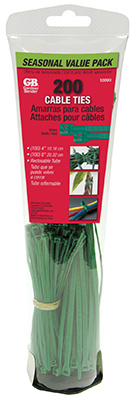 200PK GRN Cable Tie
