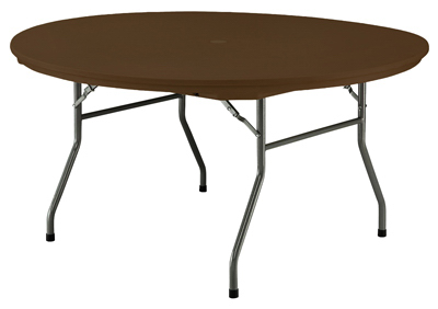 60" BRN RND Rhino Table