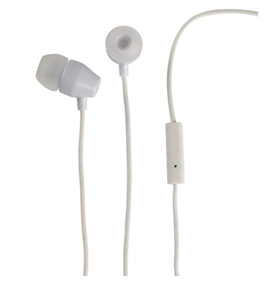 HP159M  Earbuds/Microphone WHT