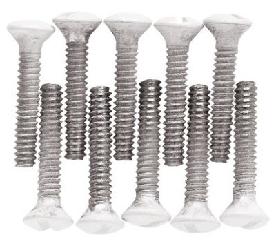 14PK WHT WallPlat Screw