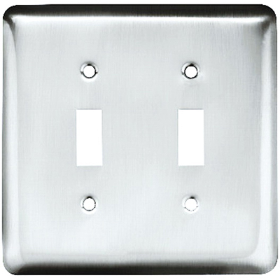 Chrome Stamped 2G Toggle Plate