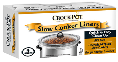 4-PK Crock Pot Liner