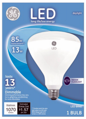 GE 13w BR40 Daylight LED Bulb