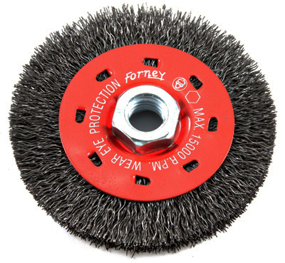4" Crs Crimped Wire Brush 5/8"
