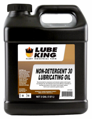 Lube King LU01302G Non-Detergent Lubricating Oil, 30W, 2 gal Pail