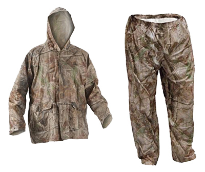 2XL Camo Rain Suit