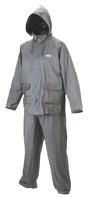 Adult LG BLK Rain Suit