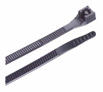 20PK 8" BLK Xtreme Tie