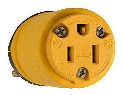 15A YEL Rubb Connector