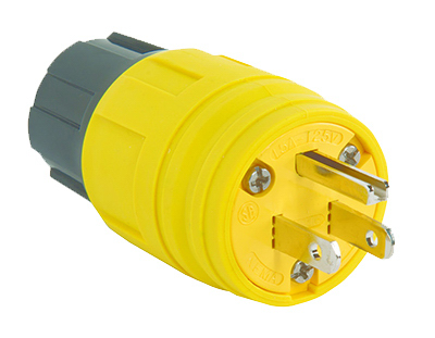 15A Yellow Watertight Plug