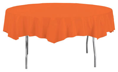 82" ORG RND Table Cover