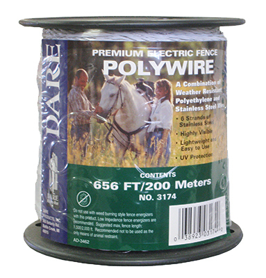 200mmx656'WHT Poly Wire