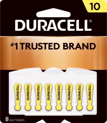 8PK #10 HearAid Battery