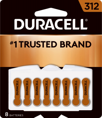 Duracell 8PK 312 Battery