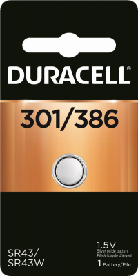 Duracell 1.5V 301/386 Battery