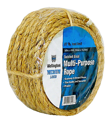 1/4"x50' NAT Sisal Rope