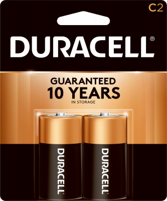 DURA 2PK C Alk Battery