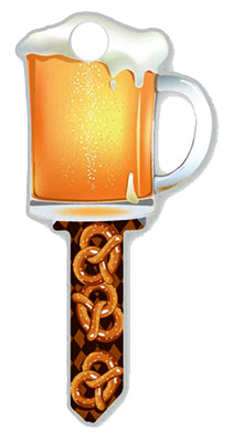 KW1 Beer Mug Key Blank