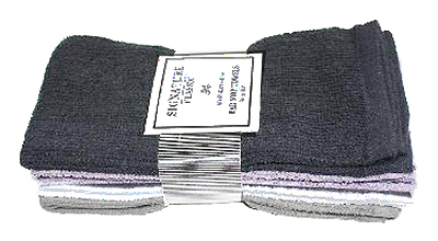 4PK GRY Bar Mop Towel