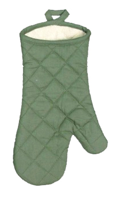 7x13 Leaf GRN Oven Mitt