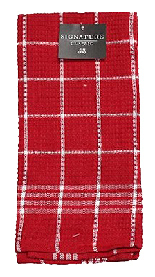 2PK 18x25 RED Kit Towel