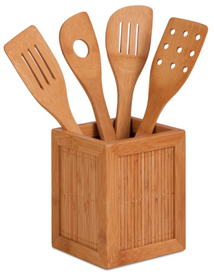 Bambo Utensil Set/Caddy