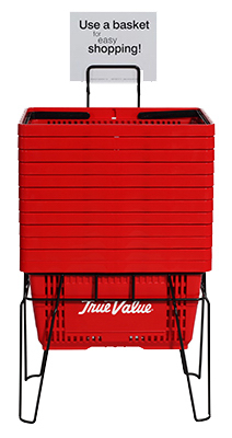 TV 12PK RED Basket/Rack