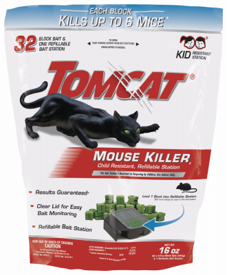 32pk Refill Mouse Station Tomcat