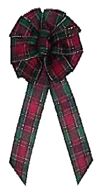 Scotch Plaid Wired Bow